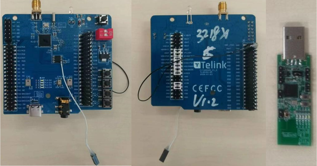 Test board and 8258 dongle