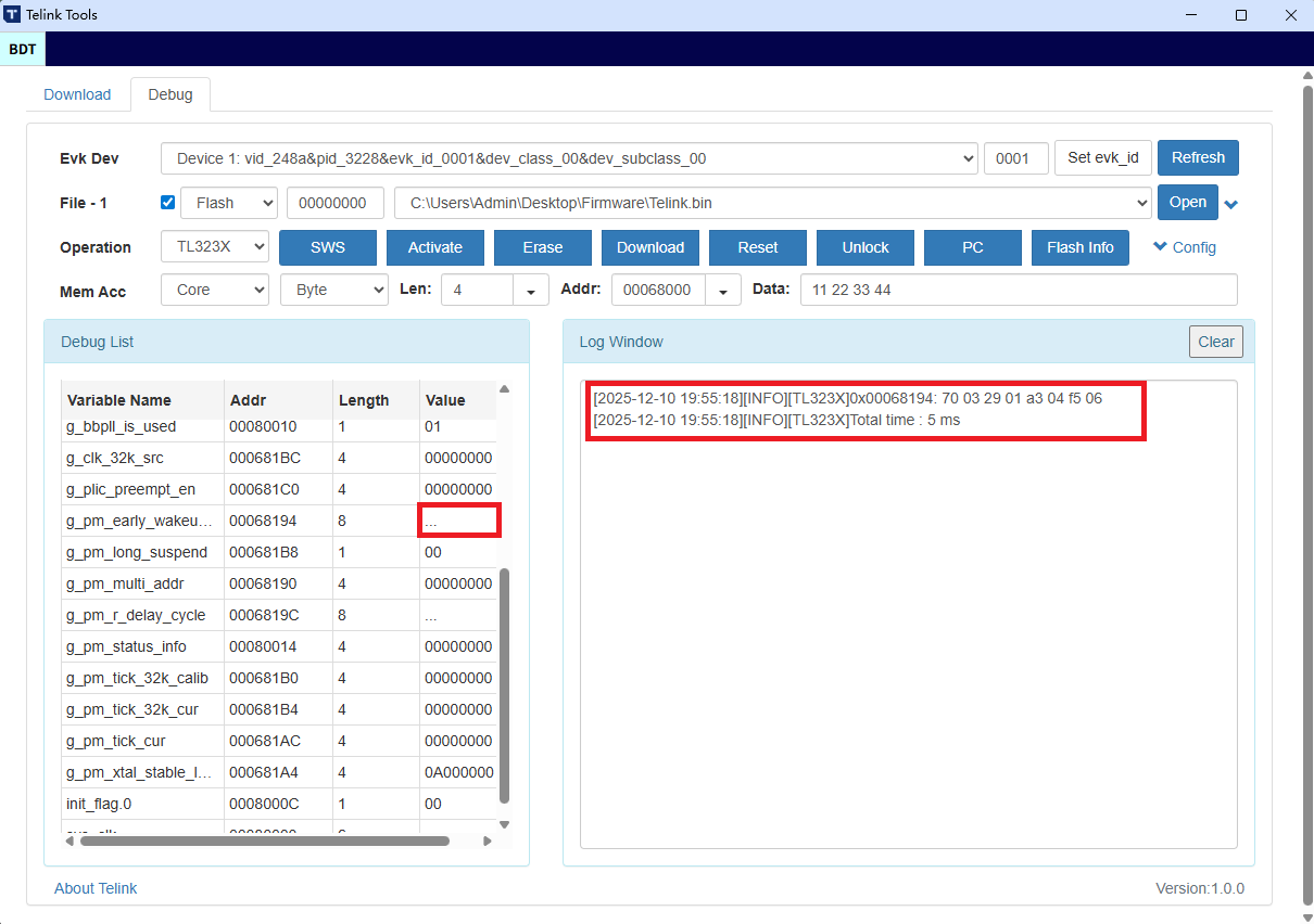 Read Values for Variables Larger Than 4 Bytes