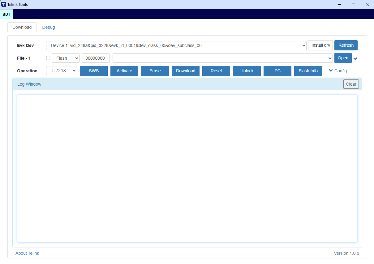 TGui-BDT Main Interface
