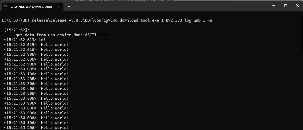 USB log Windows