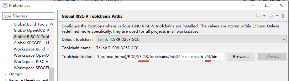 Set Toolchain path