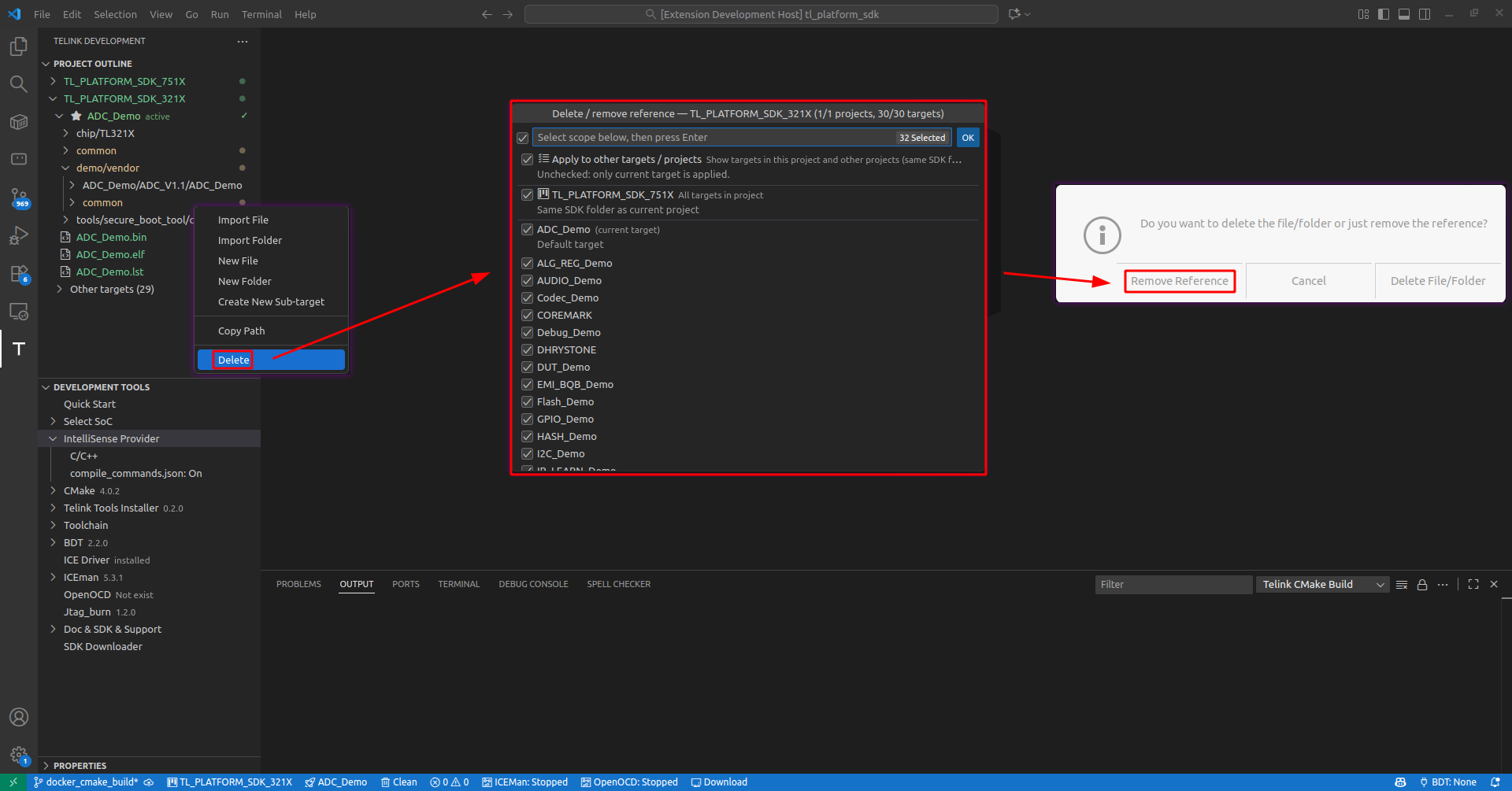 Remove References