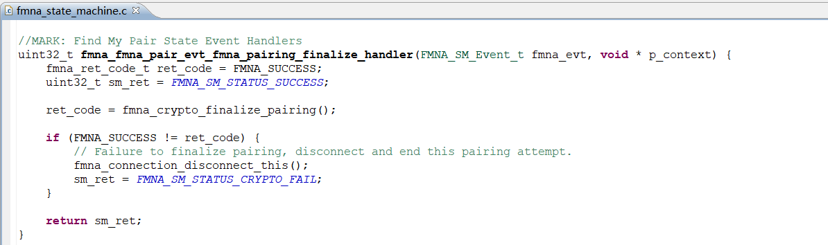 Finalize pairing Finalize pairing