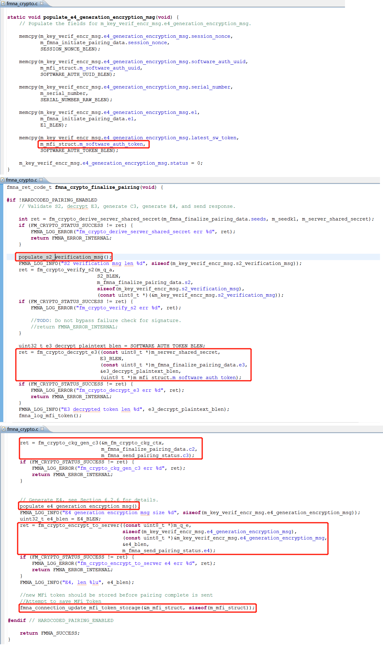 Validate and confirm pairing