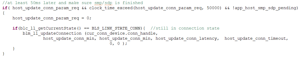 Demo code of ble master kma dongle