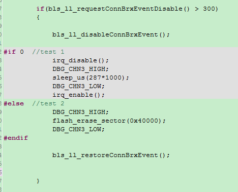 Scanning in Advertising state时序