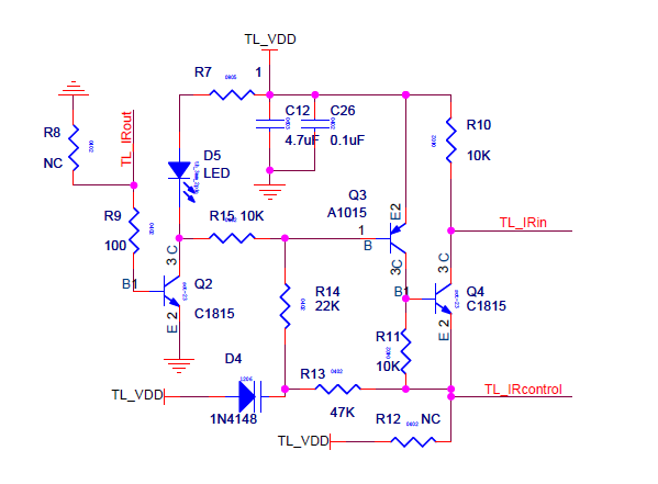 IR Learn hardware circuit