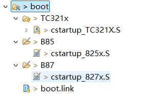 新版本中不同IC对应的bootloader以及boot.link路径