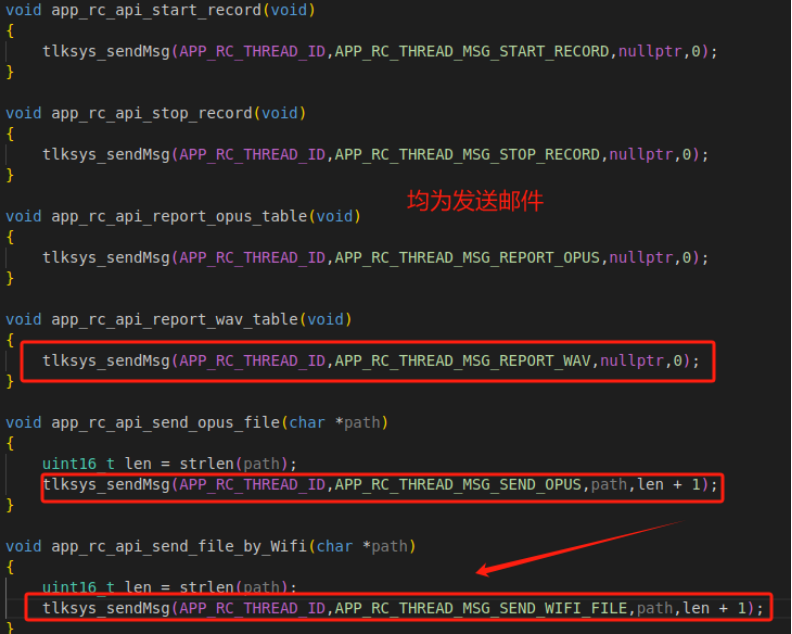 API 函数发送邮件