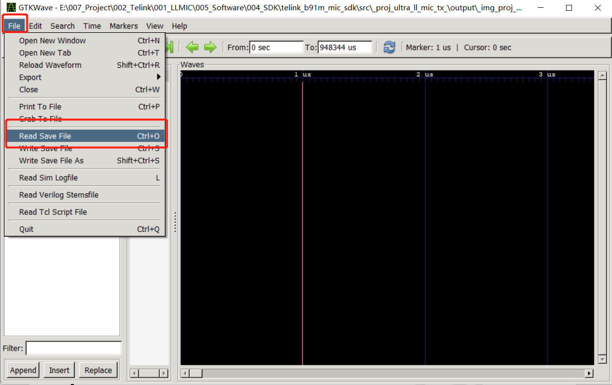 选择Read Save File