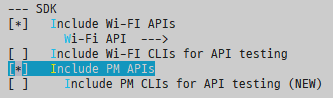 启用PM API选项