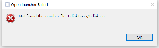 Telink tools launcher启动失败