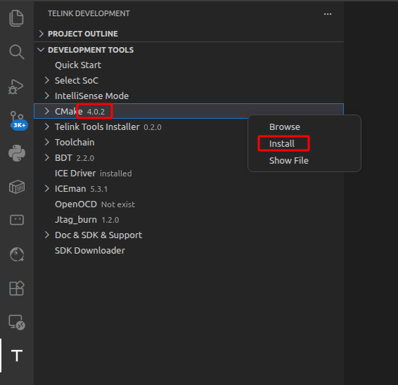 检查 CMake 软件