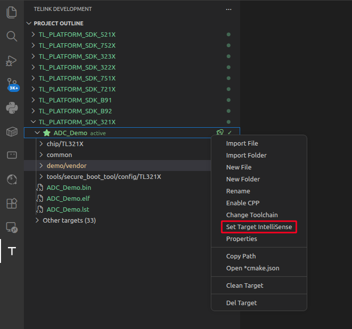 IntelliSense 配置