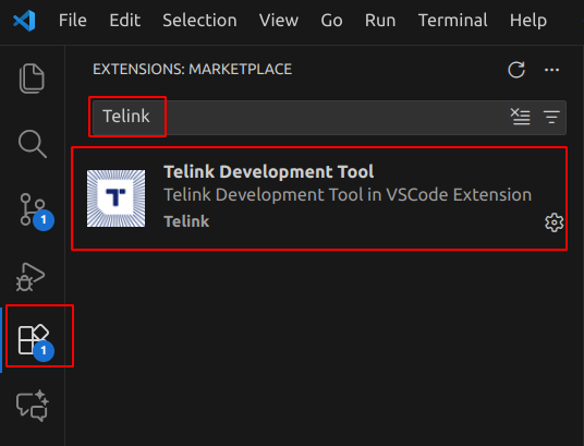 搜索 Telink Extension