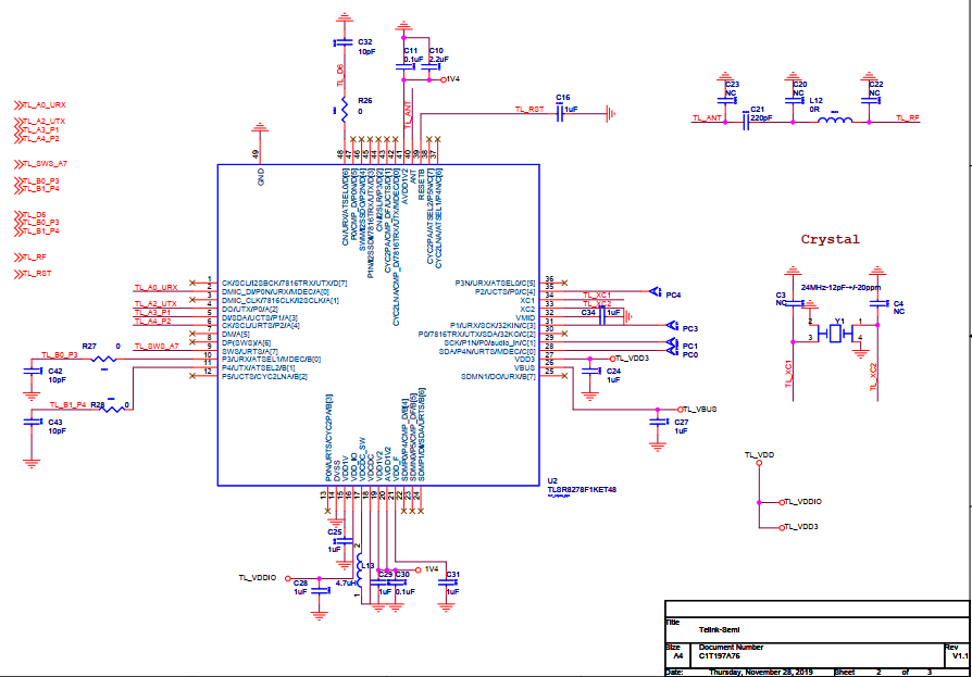 Schematic for Reference Board part 1